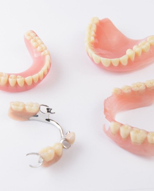 different types of dentures