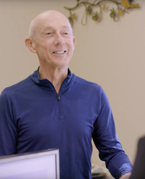 Smiling dental patient Brian