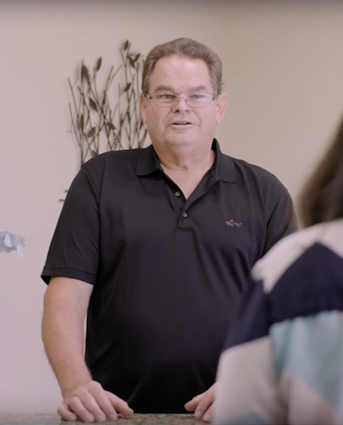 Smiling dental patient Kevin
